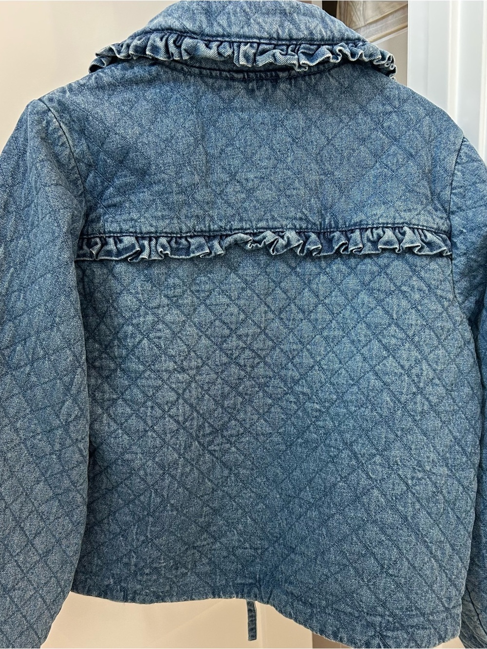 Anthropologie Avec les Filles Quilted Denim Jacket New - Picture 7 of 7